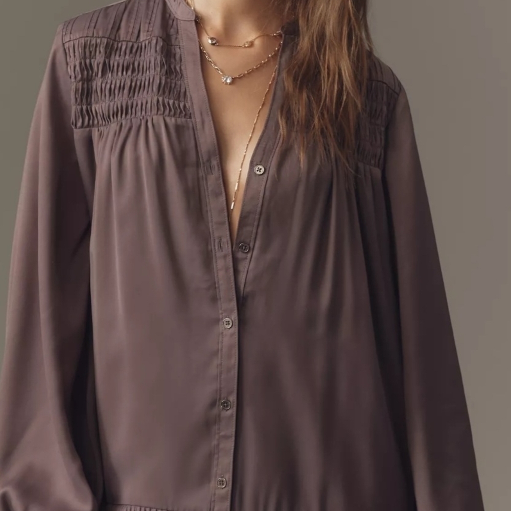 NWT Anthropologie Pilcro Long Sleeve Dress XLP - Picture 6 of 9